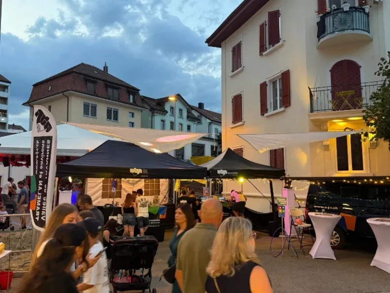 Stand de prévention Fête des Saisons à Tavannes, photo 1
